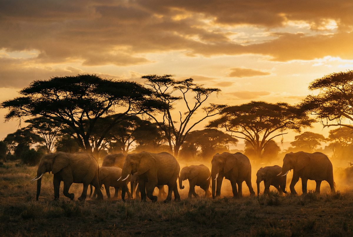 草莓视频非洲野生动物视频 非洲草原大象迁徙视频教程